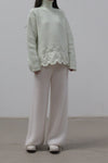 SWAYING/KNIT Seamless Mohair Pants-Double Layer SW211XZ04